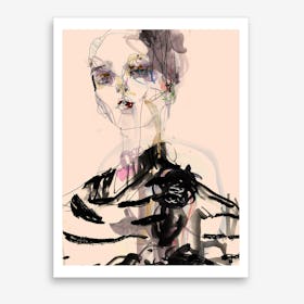 Blackstripes Art Print